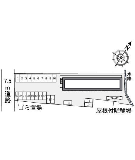 アンス リヴィエール(35695)の駐車配置図