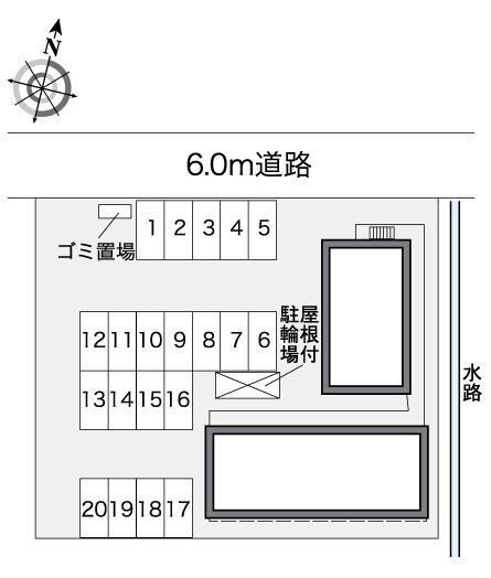 エスポワール(26141)の駐車配置図