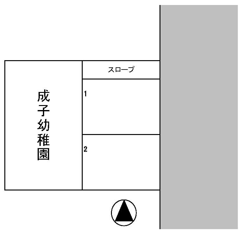 成子町 KNR1 駐車場の駐車配置図