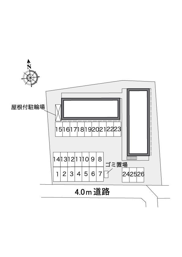 八景水谷(36751)の駐車配置図