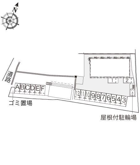 UENO(41996)の駐車配置図