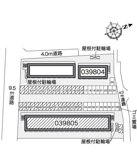 エスポアール(39805)の駐車配置図