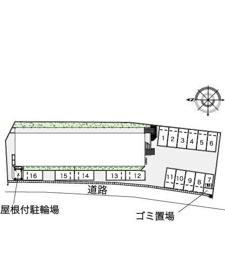 愛子観音(42971)の駐車配置図