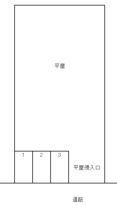 大福月極駐車場の駐車配置図