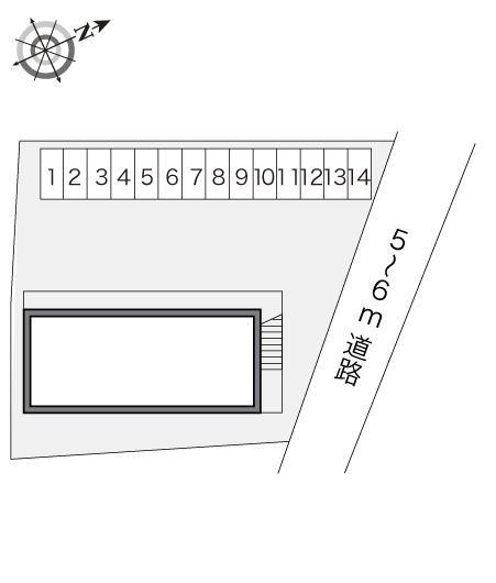 栖(12974)の駐車配置図