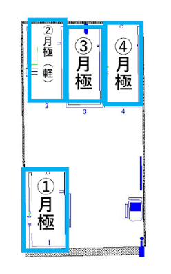 千代田第3の駐車配置図