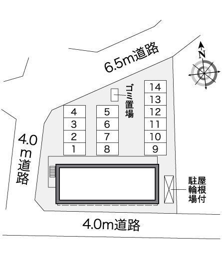 グランシャリオ(27255)の駐車配置図