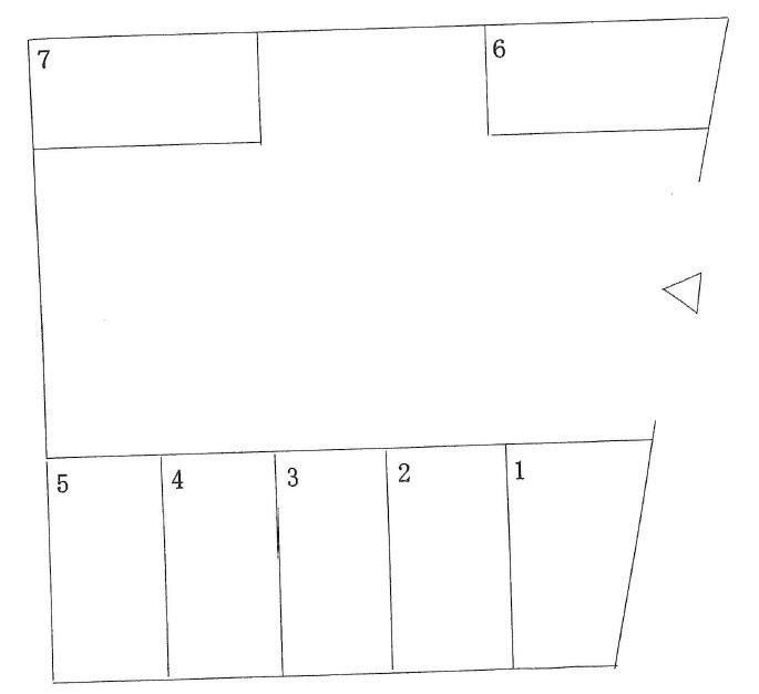 太田新松戸北第3駐車場の駐車配置図