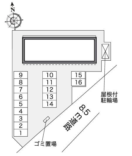榎戸Ⅱ(41144)の駐車配置図