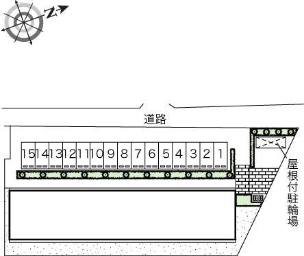 雪月花Ⅱ(42925)の駐車配置図