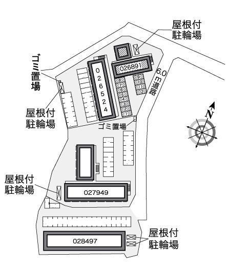 mer(26891)の駐車配置図