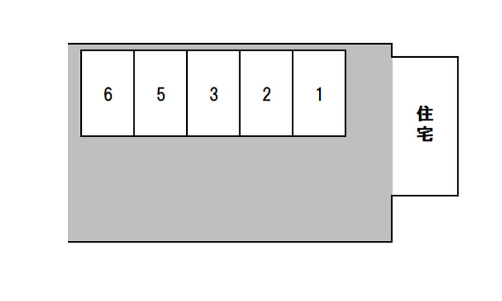 味噌蔵パーキングの駐車配置図