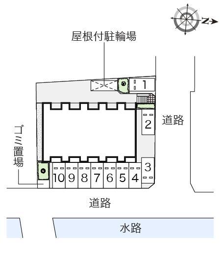 ハピネス(54931)の駐車配置図