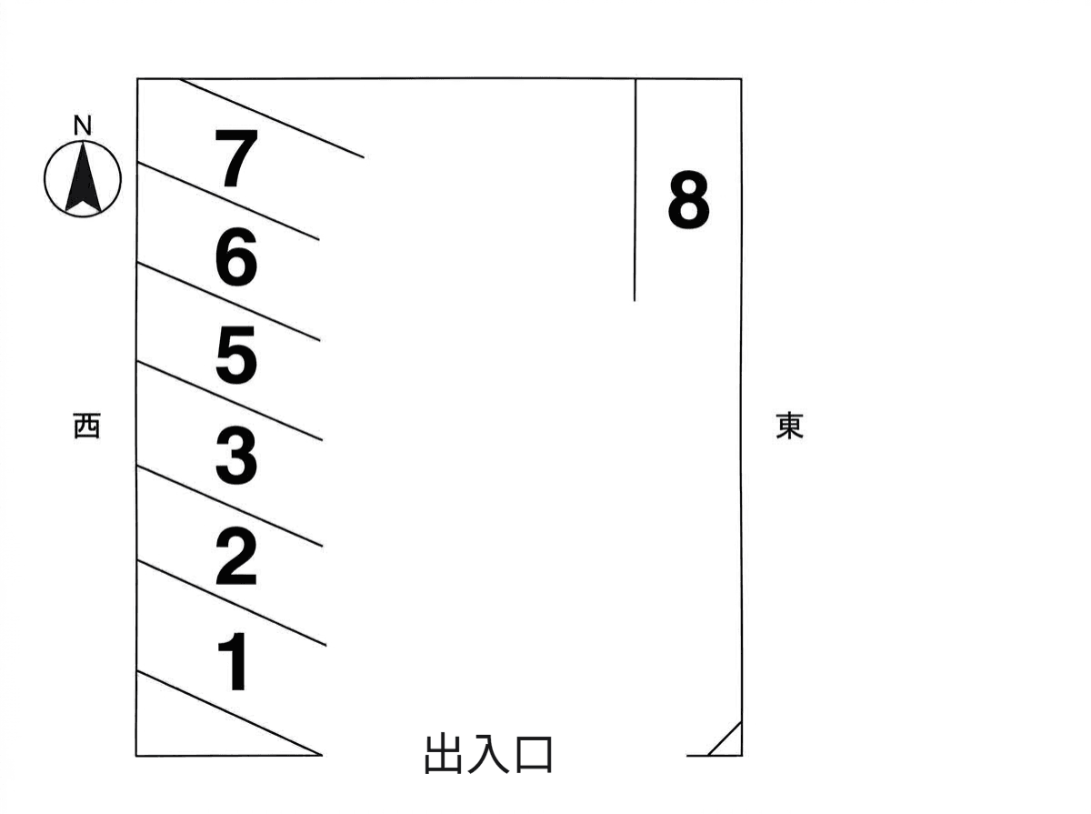 137の駐車配置図