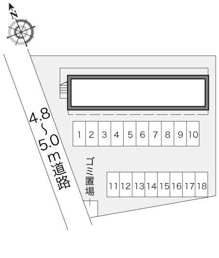 コルトレーン(15611)の駐車配置図