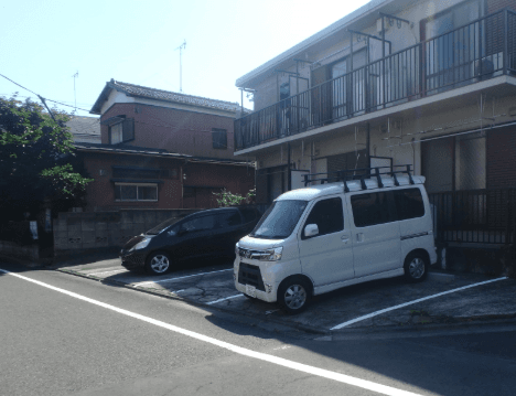 メグミハウス敷地内駐車場の外観・駐車場イメージ2枚目