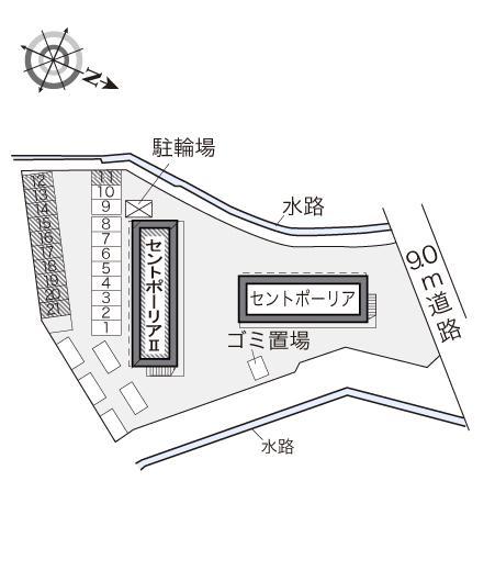 セントポーリアⅡ(18935)の駐車配置図