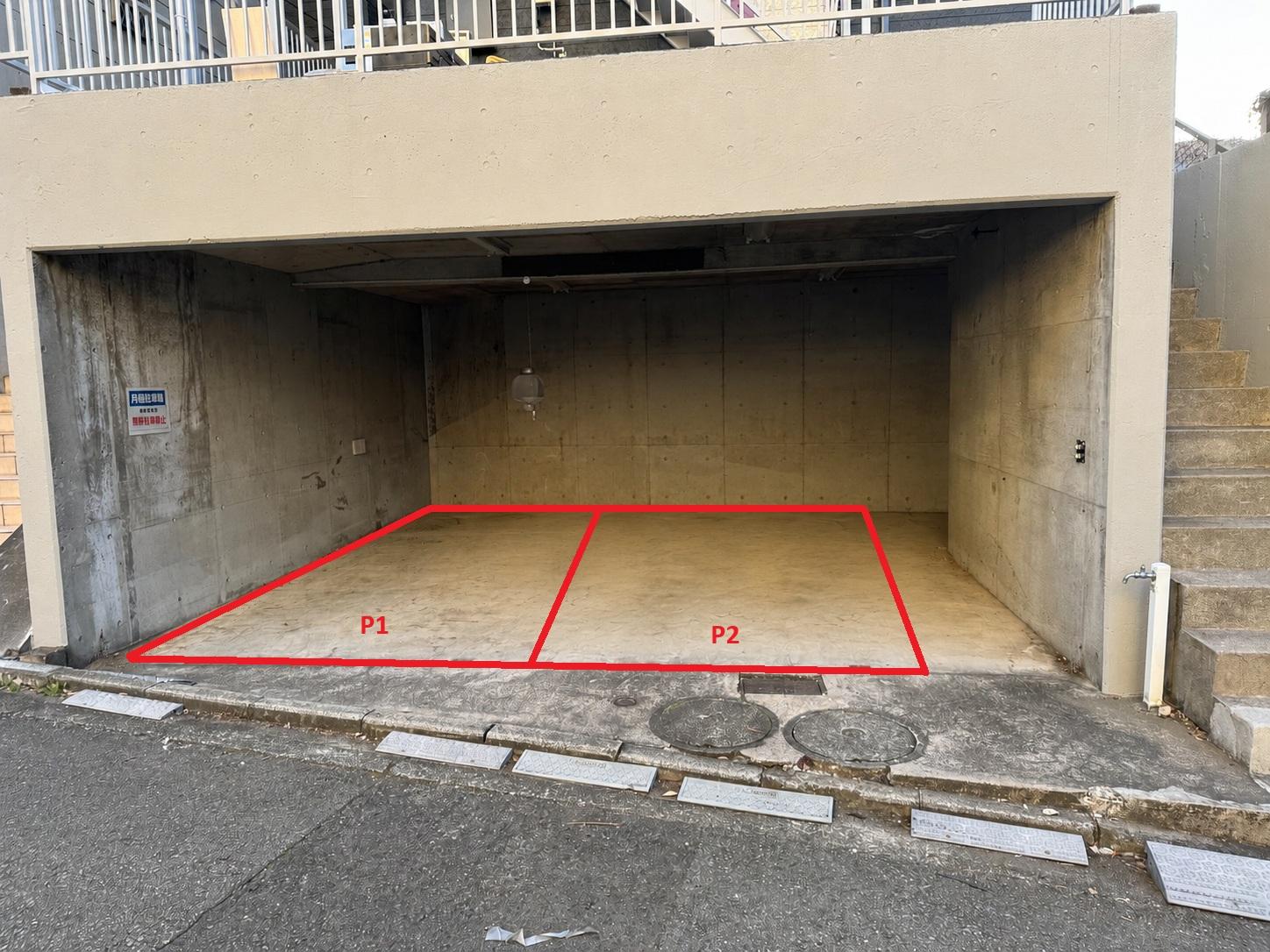 クロノス新石川 駐車場の駐車配置図