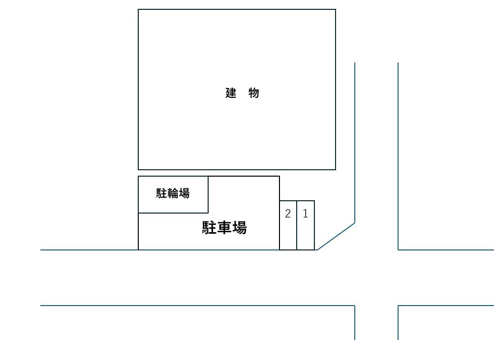 grace treeバイク駐輪場の駐車配置図