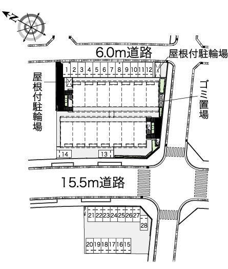 K3(43738)の駐車配置図