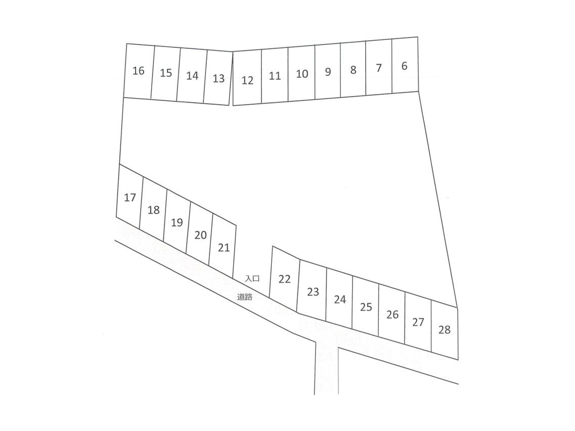 清水第一駐車場の駐車配置図