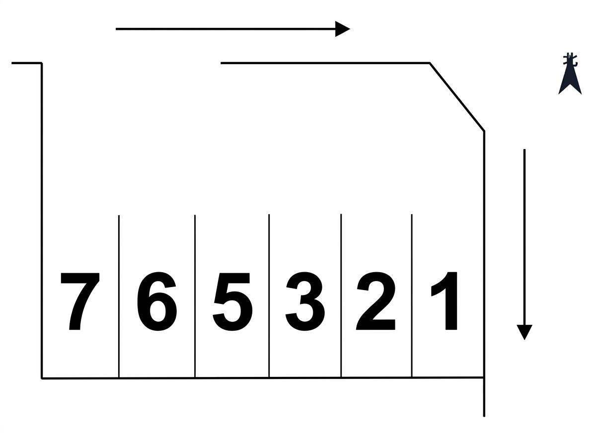 657の駐車配置図