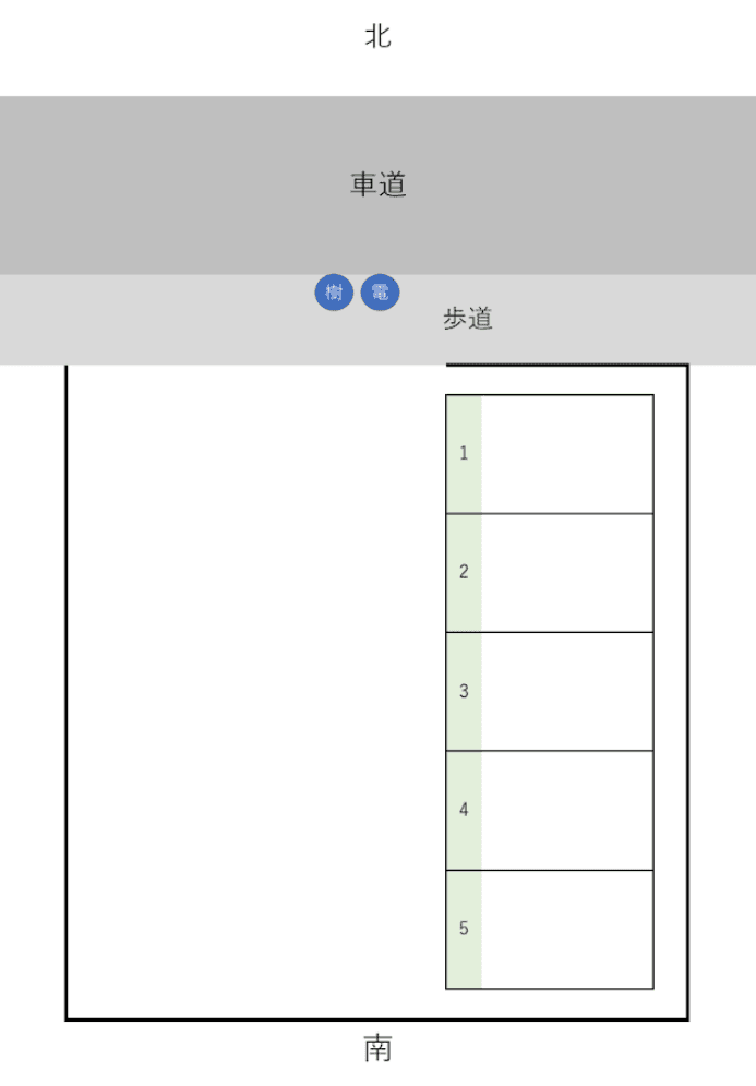 TNKパーキングの駐車配置図