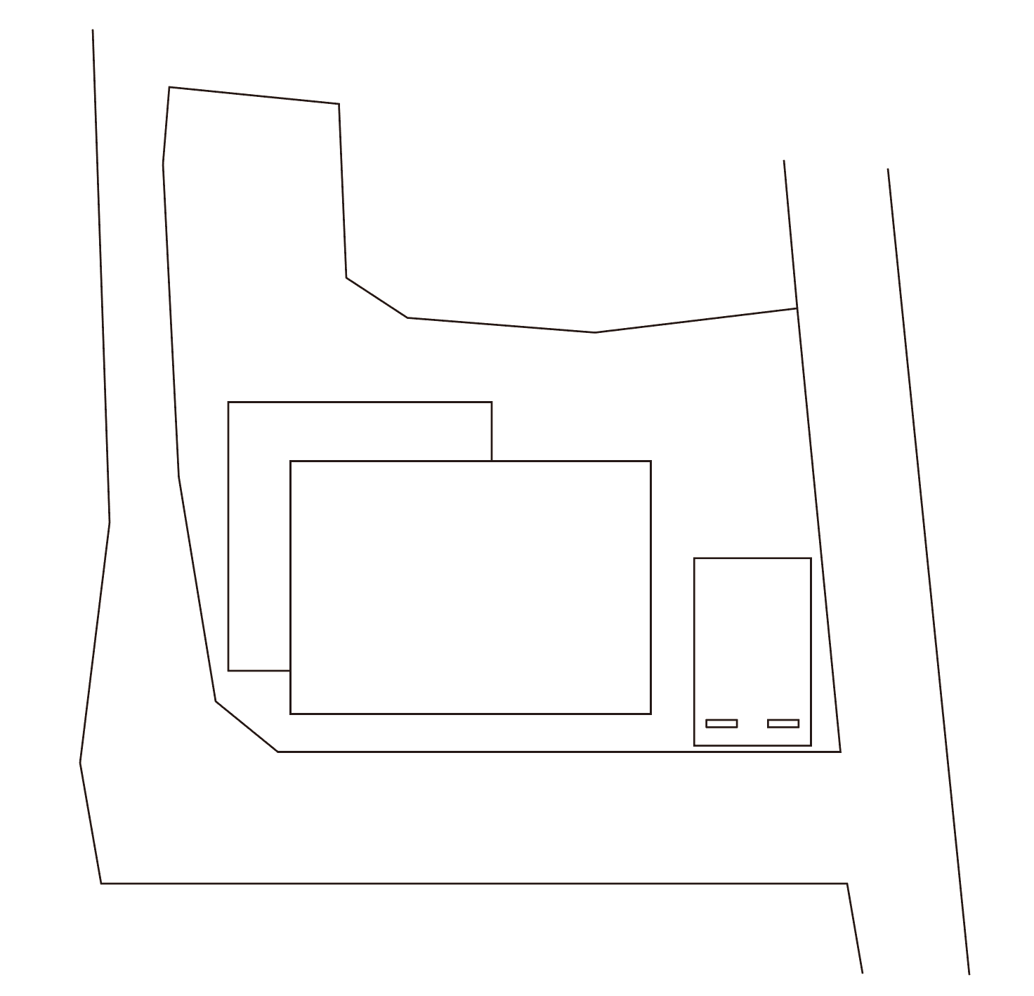 アンプルール ヴューテラス 駐車場の駐車配置図