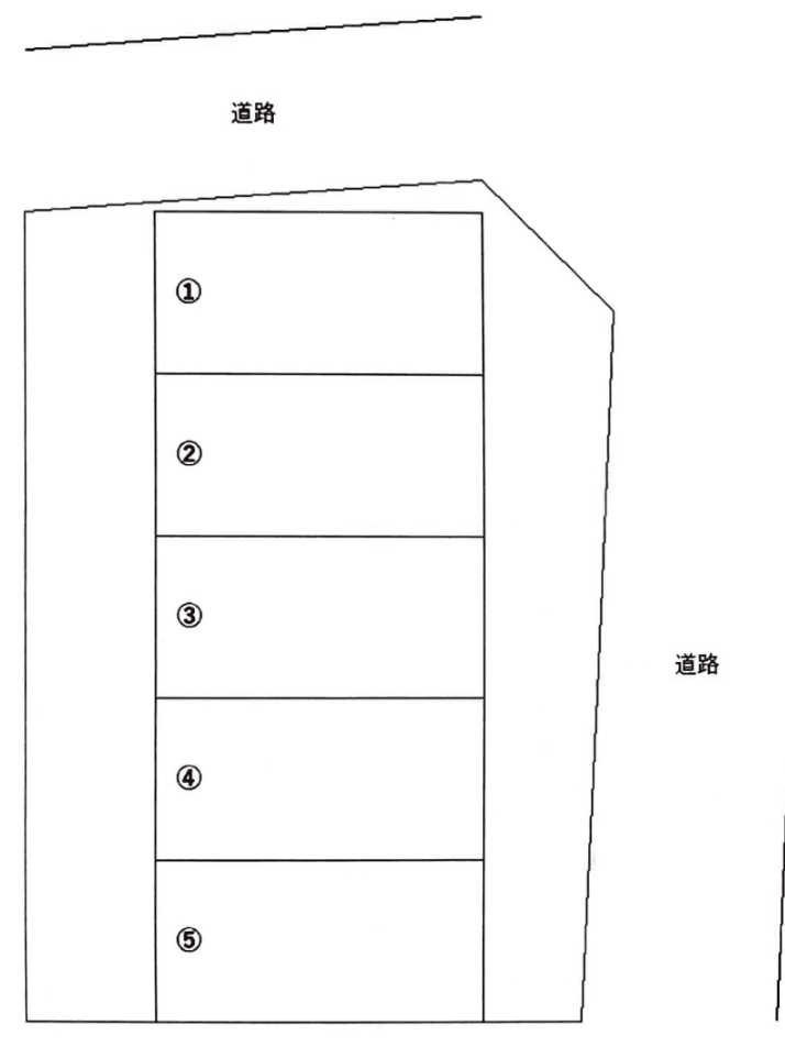 山王寺南寿福寺駐車場の駐車配置図