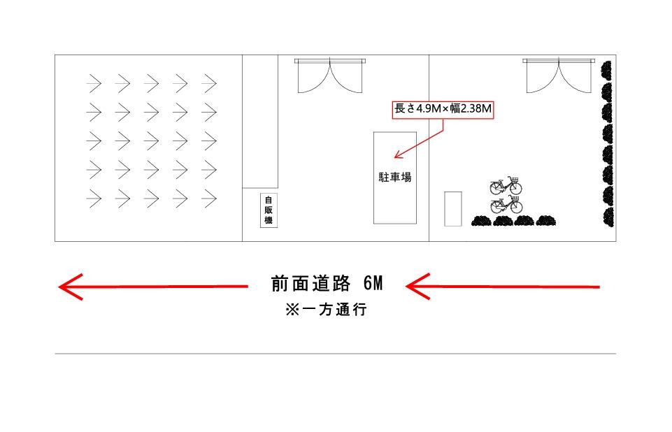 川崎区日進町駐車場の駐車配置図