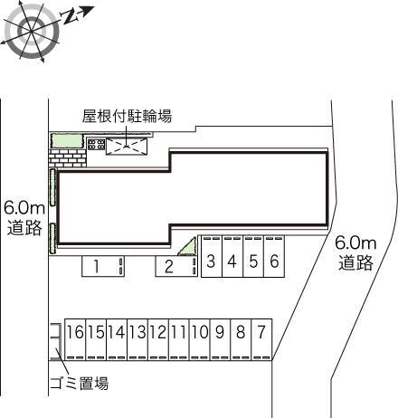 秣野(44413)の駐車配置図