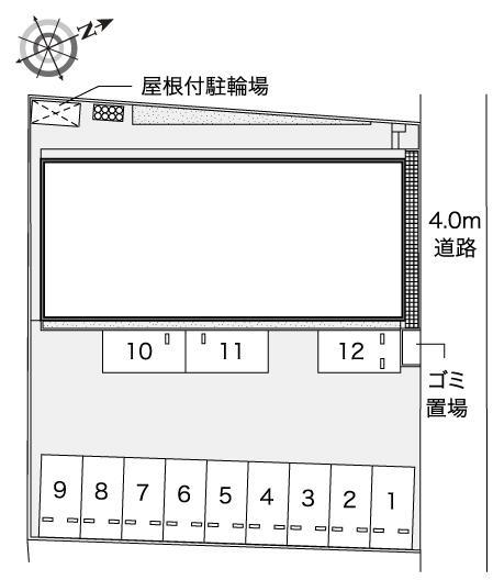 飯野桜ヶ丘(45750)の駐車配置図