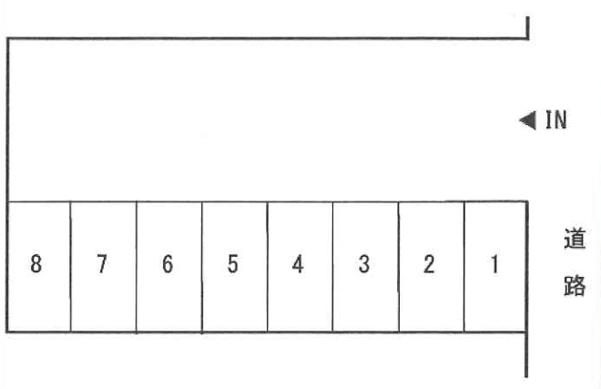 柏木町22番の駐車配置図