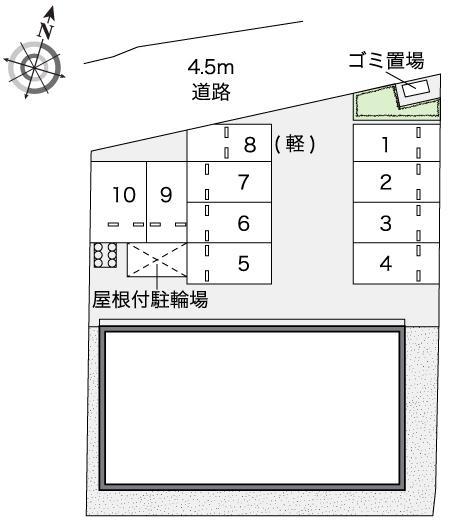 ポート 宇部(45423)の駐車配置図