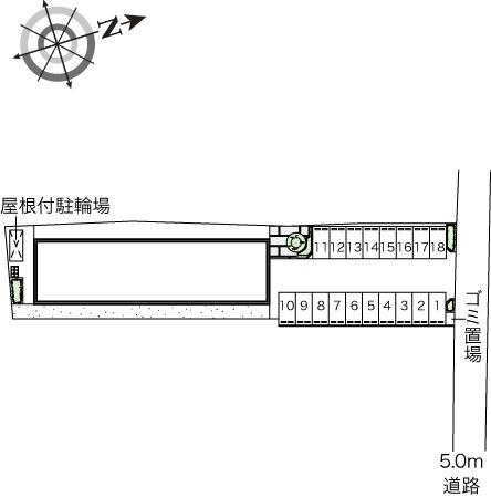 サンテリア(44805)の駐車配置図
