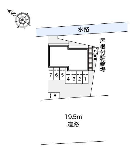 ブラウベルク(45280)の駐車配置図