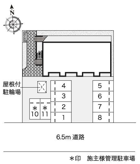 リバティNⅡ(48153)の駐車配置図