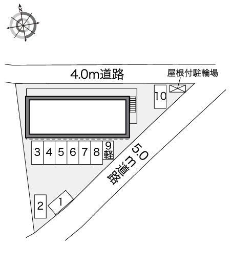 陽光 茂原2(40827)の駐車配置図