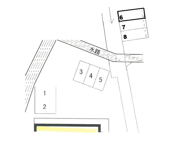 大希(17313) 敷地外駐車場の駐車配置図