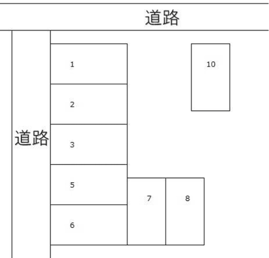 エイトパーキングの駐車配置図