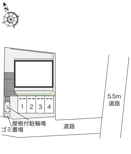 ブラウンコート(46698)の駐車配置図