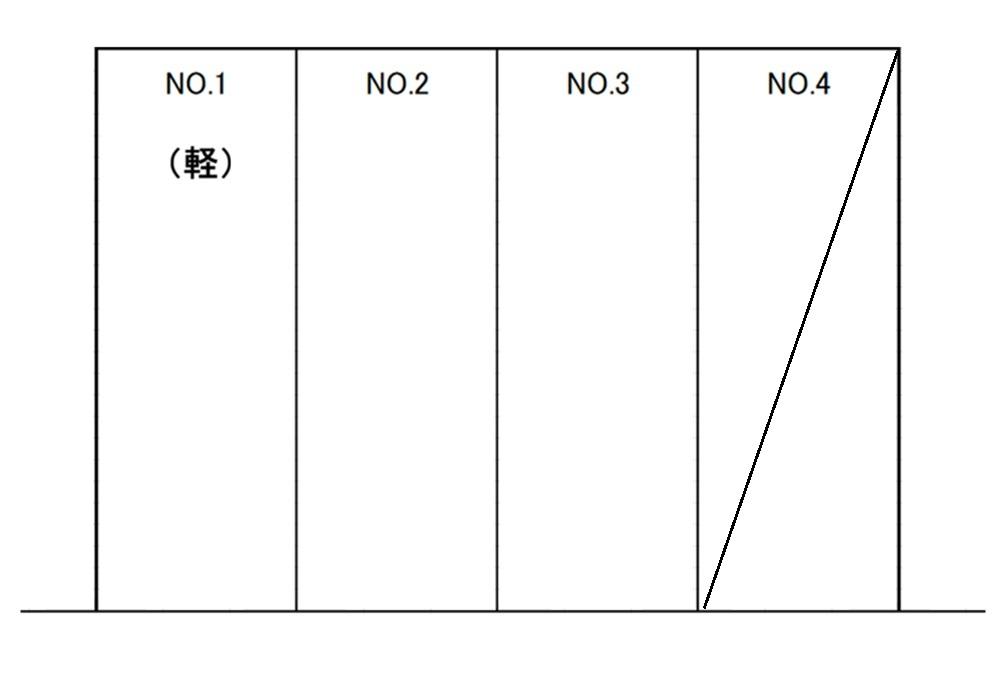 126駐車場の駐車配置図