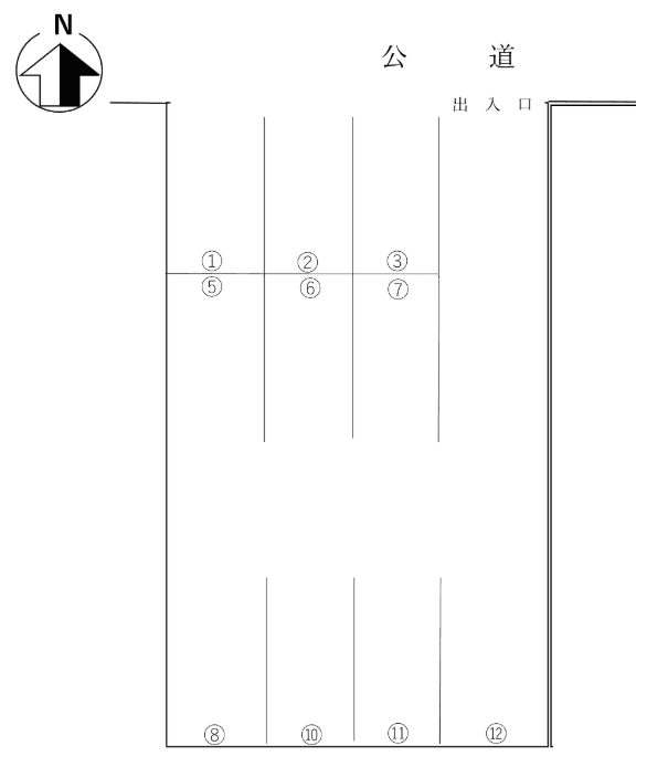 557の駐車配置図