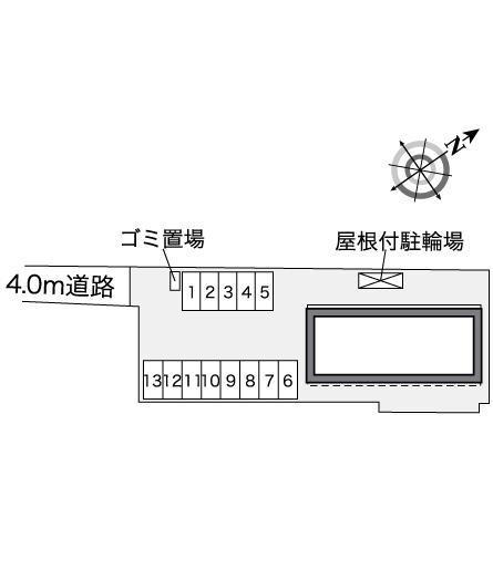 第二吉兵衛ハウス(35381)の駐車配置図