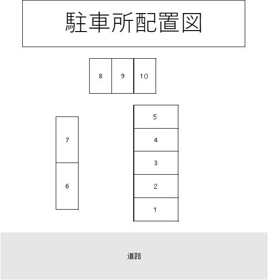 ダイゼンパーキング3の駐車配置図