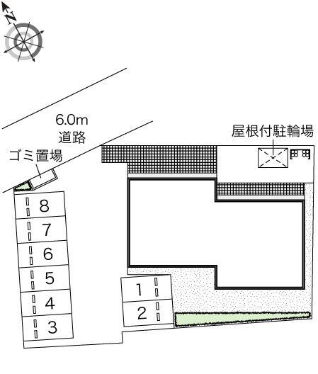 真宮(47052)の駐車配置図