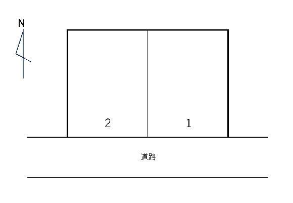 第2六丁目モータープールの駐車配置図
