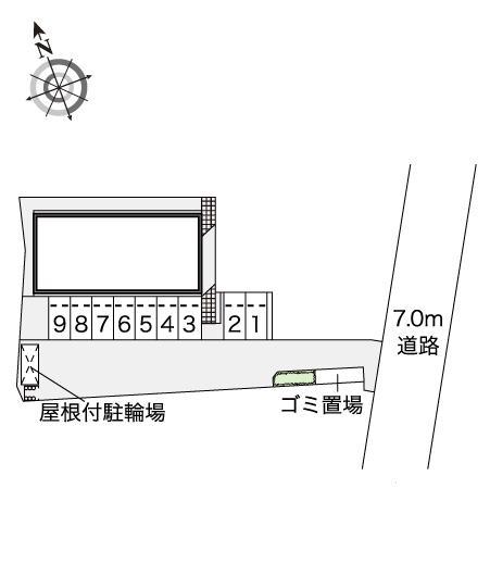 サクラ(44828)の駐車配置図