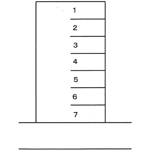 高砂5-14駐車場の駐車配置図