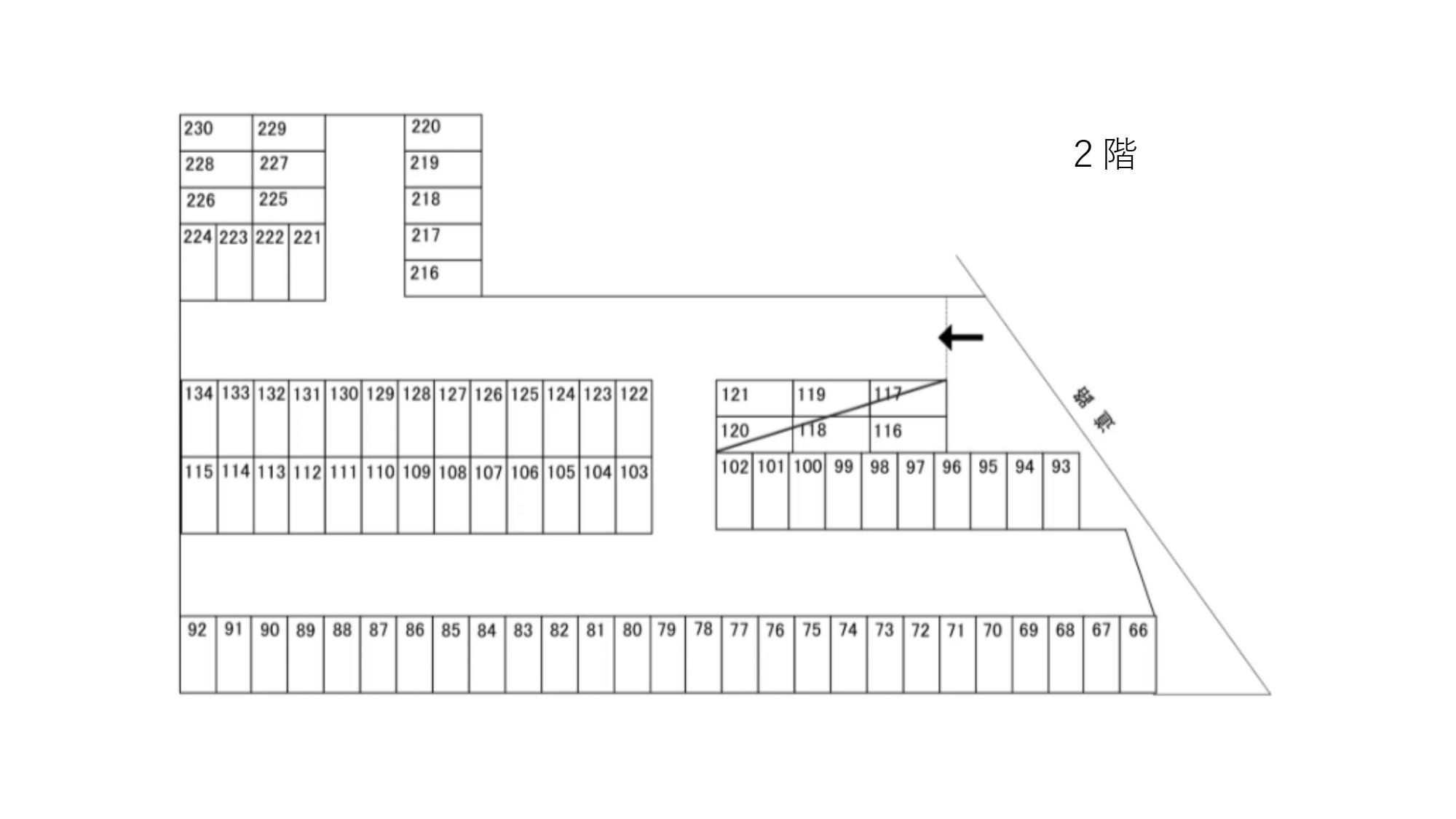 長谷川駐車場の外観・駐車場イメージ2枚目